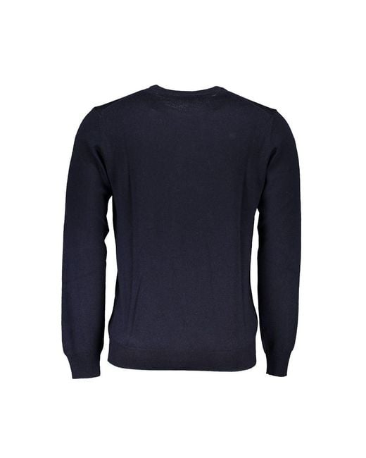 North Sails Blue Fabric Sweater for men