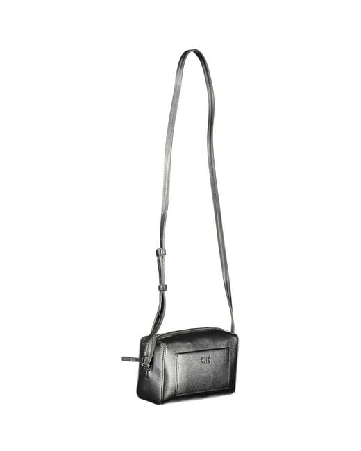 Calvin Klein Black Polyester Shoulder Bag