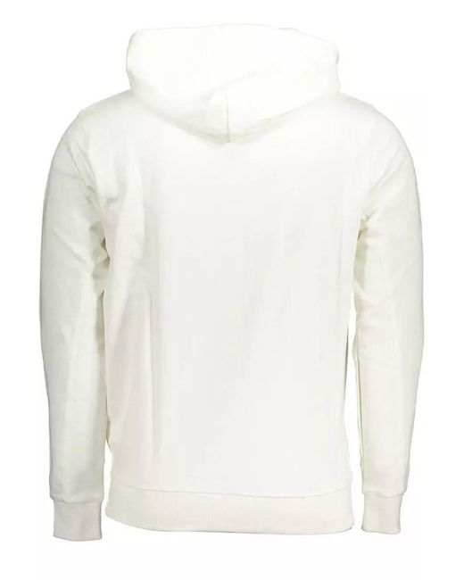 U.S. POLO ASSN. White Cotton Sweater for men