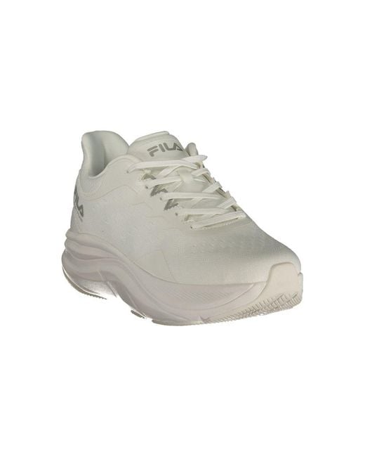 Fila Gray White Polyester Men's Sneaker for men