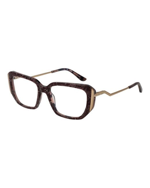 MARCIANO BY GUESS Brown Purple Acetate Glasses (frames)