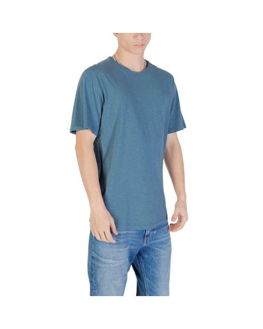 Jack & Jones Blue Cotton T for men