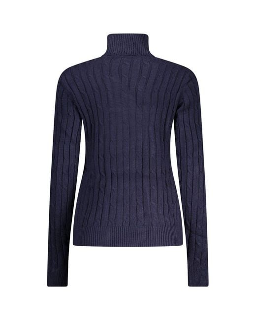 Norway 1963 Blue Blu Viscosa Donna Maglia