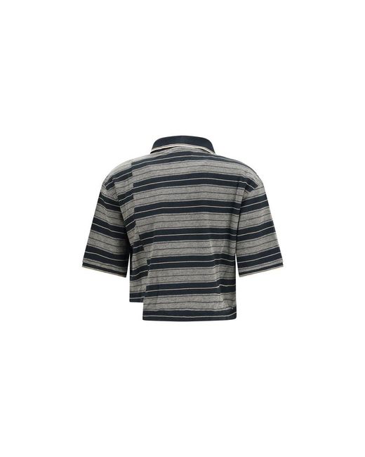 Isabel Marant Black Cotton Polo Shirt