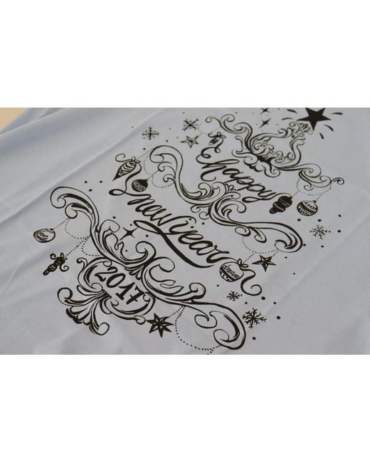 Dolce & Gabbana Blue Elegant Light Cotton Tee for men