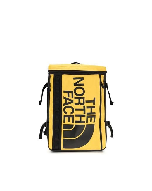 The North Face Yellow Bicolor Polyester Backpack for men