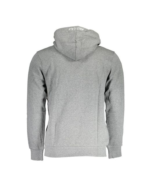 La Martina Gray Cotton Men Sweater for men