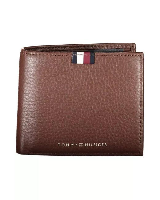 Tommy Hilfiger Brown Leather Wallet for men