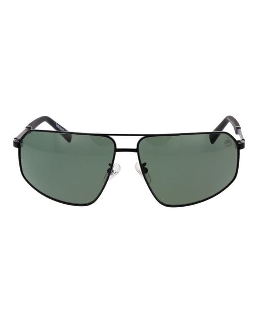 Timberland Green Aviator Style Sunglasses for men