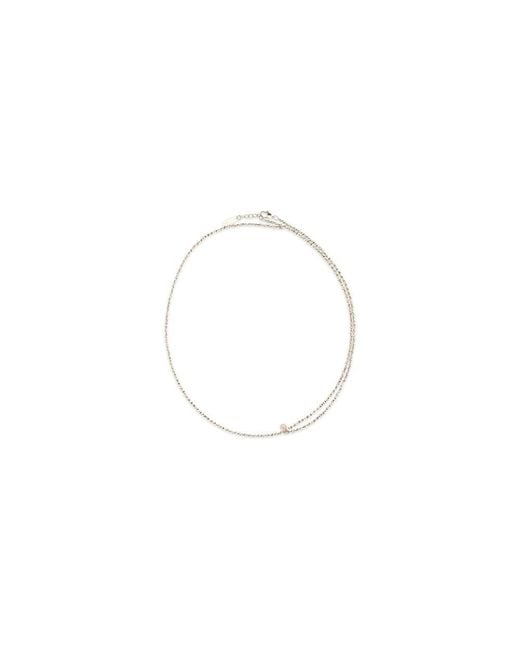 Brunello Cucinelli White Gold Metal Necklace