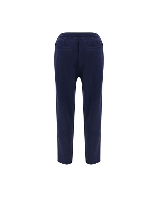 Brunello Cucinelli Blue Sweatpants for men