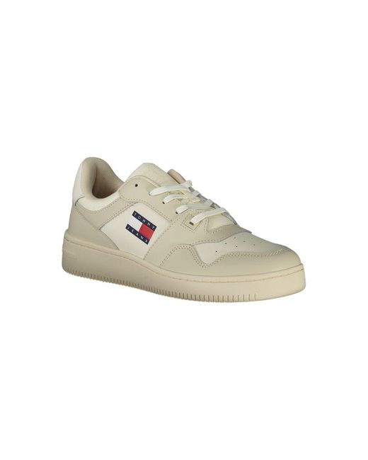 Tommy Hilfiger White Jeans Trainers Fm0Fm03776 Casual for men