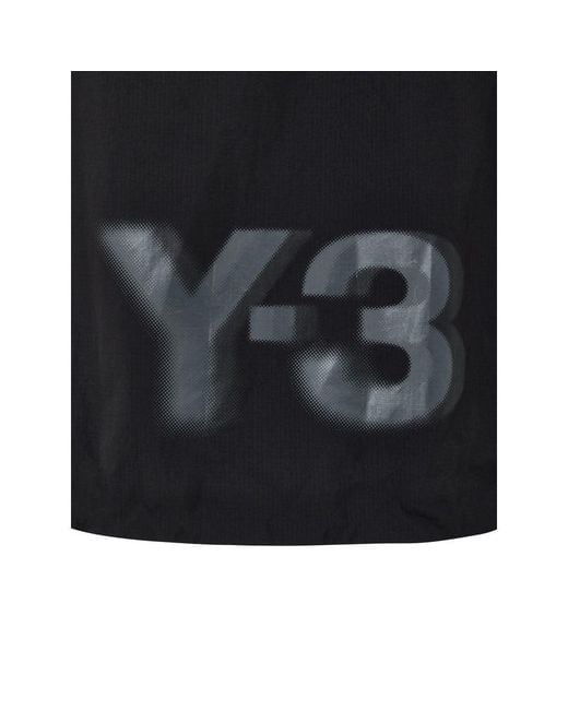 Y-3 Black Polyamide Shell Jacket