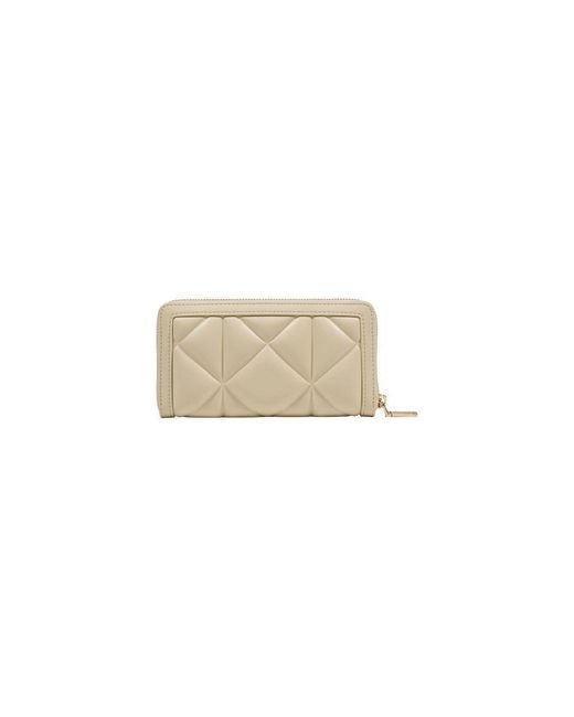 Love Moschino Natural Cream Artificial Leather Wallet