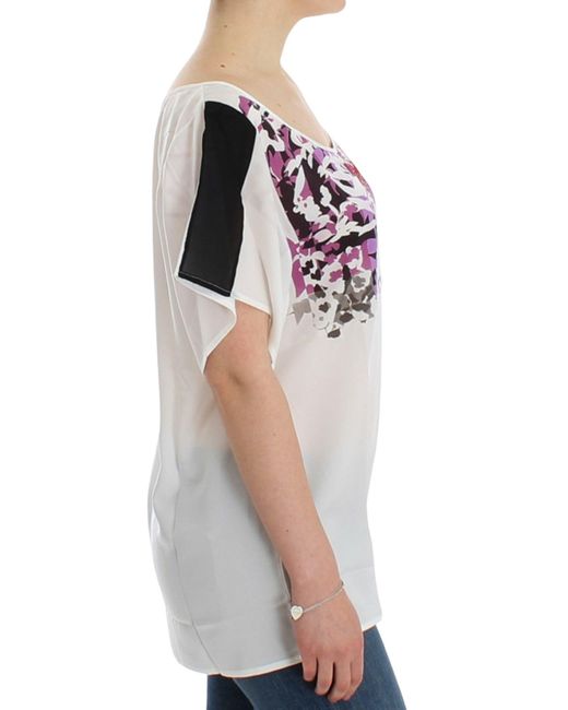 CoSTUME NATIONAL Gray Top White Sig12529