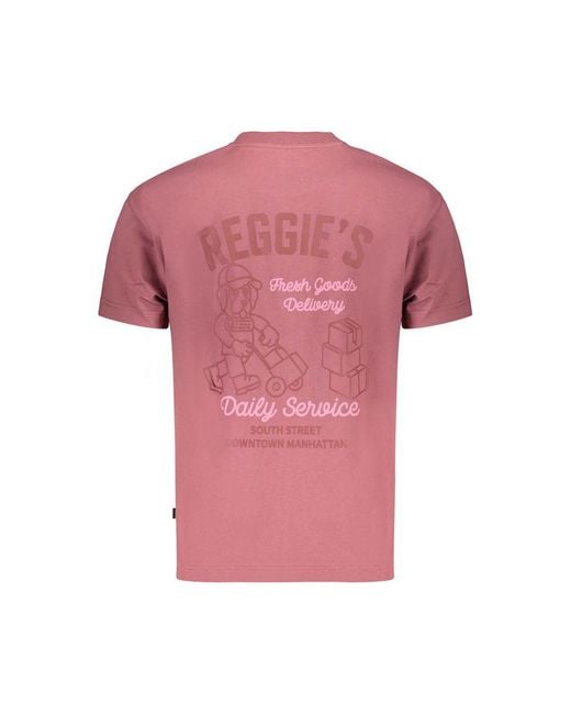 Refrigiwear Pink Viola Cotton Men's T for men
