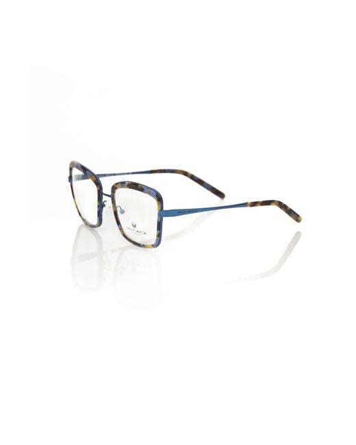 Frankie Morello Blue Metallic 's Eyeglass Frame