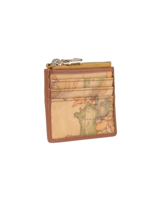 Alviero Martini 1A Classe Natural Beige Pvc Cardholder