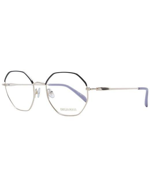 Emilio Pucci Metallic Metal Glasses (Frames)
