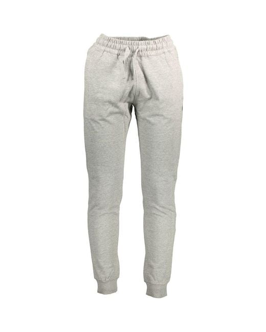 U.S. POLO ASSN. Gray Cotton Men's Trousers for men