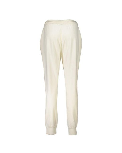 Guess Natural White Polyester 's Track Pant