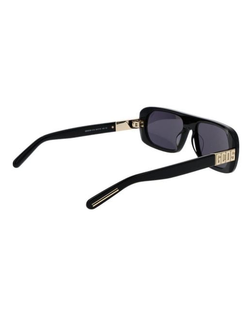 Gcds Black Plastic Sunglasses