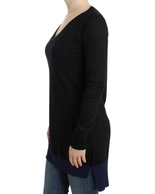 CoSTUME NATIONAL V-neck Lightweight Sweater Black Sig12053