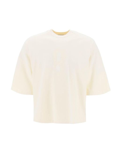 Fear Of God White "Oversized T-Shirt With for men