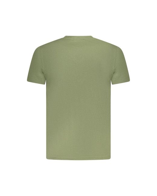 Roberto Cavalli Green Cotton T-Shirt for men