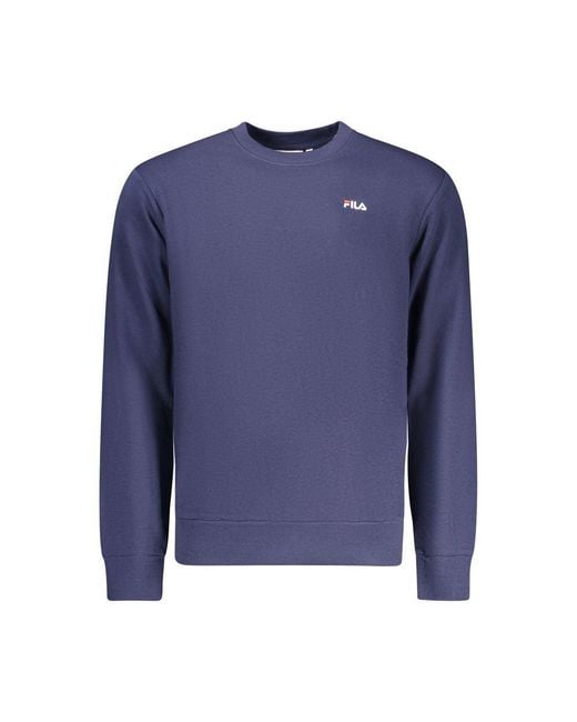 Fila Blue Organic Cotton Men's Sweatshirt for men