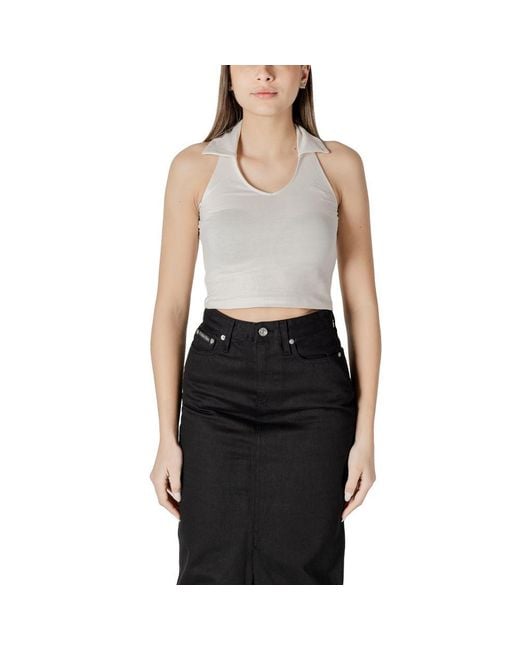 Calvin Klein Black Cotton Top