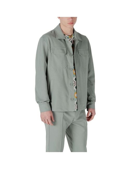 Antony Morato Gray Polyester Shirt for men