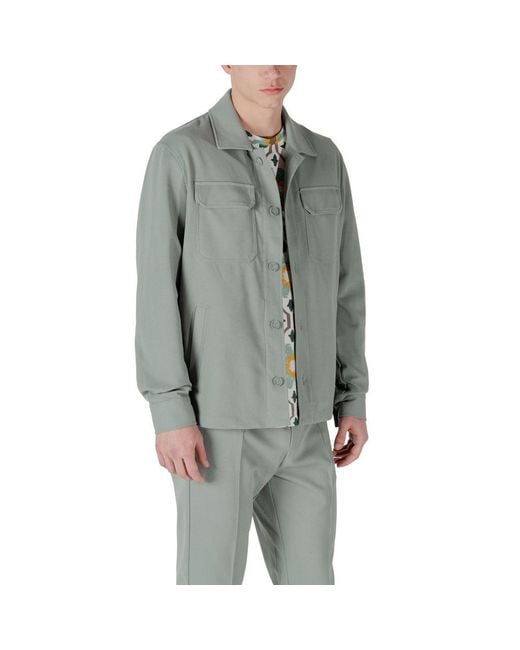 Antony Morato Gray Polyester Shirt for men