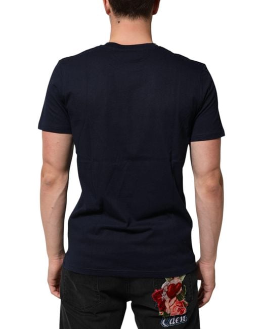 Dolce & Gabbana Black Logo Graphic Tee for men