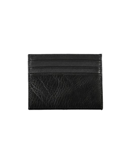 Tommy Hilfiger Black Leather Wallet for men