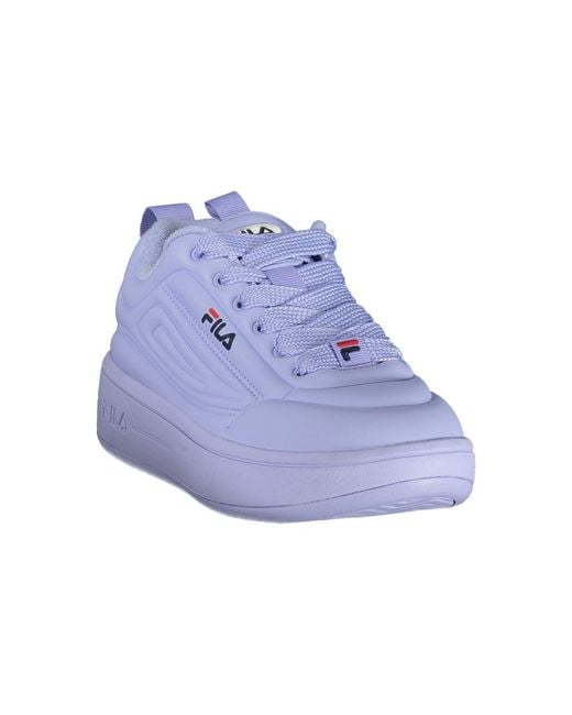 Fila Blue Azzurro Polyester Sneaker
