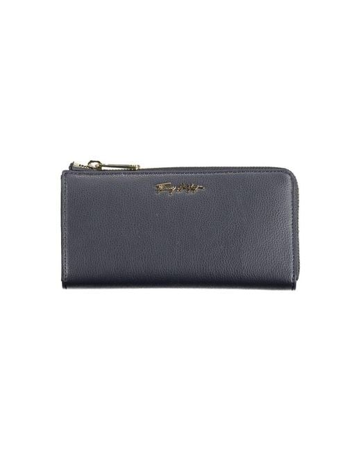Tommy Hilfiger Blue Polyethylene Wallet
