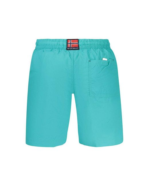 Norway 1963 Blue Azzurro Polyamide Men's Swimwear for men