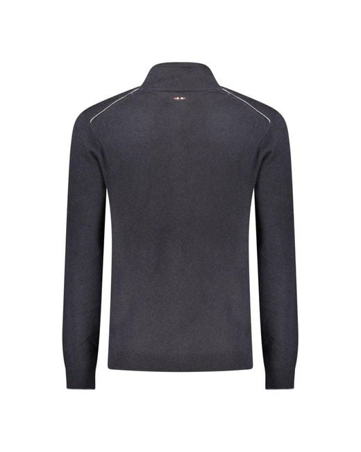Napapijri Black Wool Sweater for men