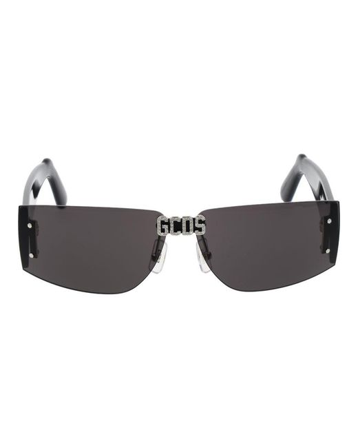 Gcds Blue Plastic Sunglasses