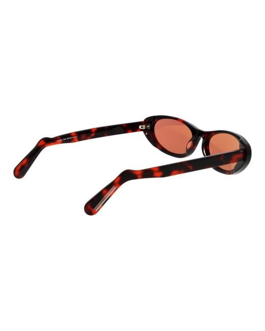 Gcds Red Plastic Sunglasses