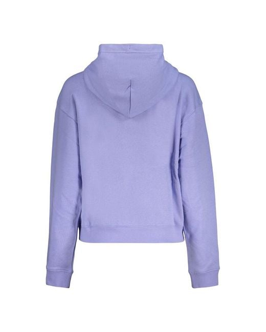 Converse Blue Viola Cotton S Sweatshirt