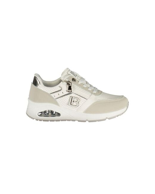Laura Biagiotti White Bianco Poliestere Sneaker