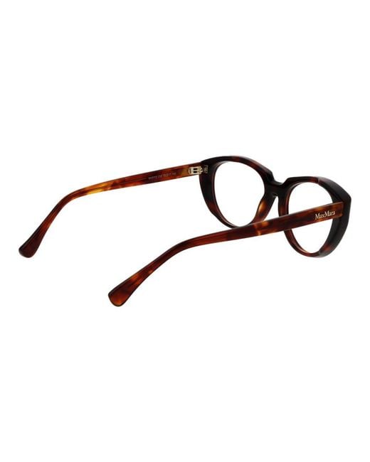 Max Mara Black Classic Rectangular Optical Frames