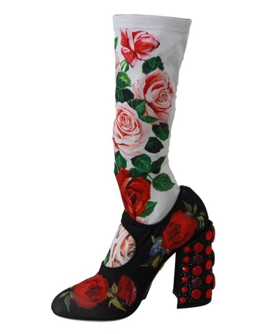 Dolce & Gabbana Red Heeled Boots