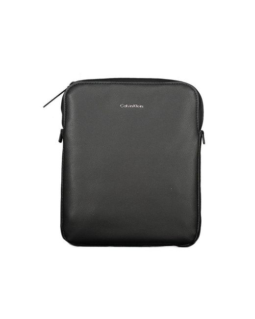 Calvin Klein Black Polyester Men Shoulder Bag for men