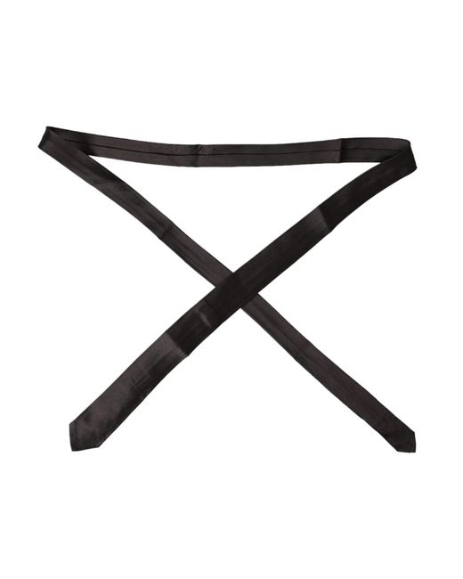 Dolce & Gabbana Blue Solid 100% Silk Adjustable Tie for men