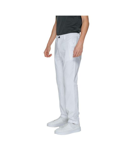 ARMANI EXCHANGE Blue White Cotton Jeans & Pant for men