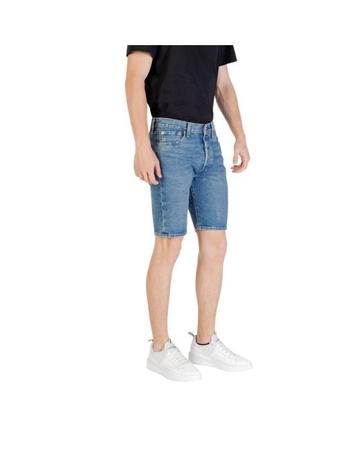 Levi's Blue Denim Shorts for men
