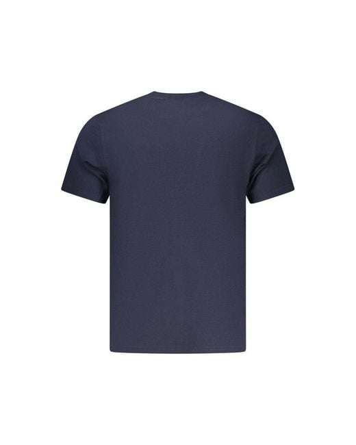 North Sails Blue Cotton Men's T for men